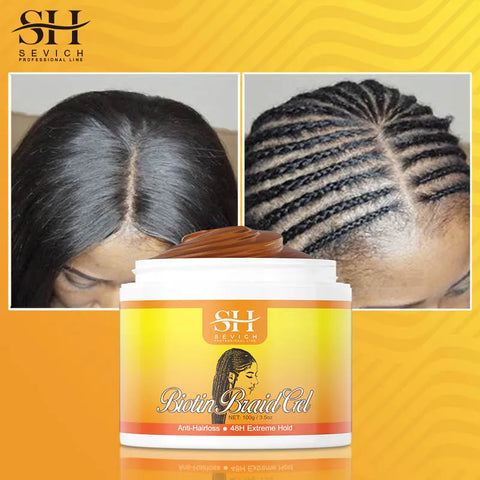 100g Hair Braiding Gel Styling Waxes Cream Edges Braid Wax Twist Strong Hold Pomade Anti-Frizz Hair Care Dreadlocks Styling Wax