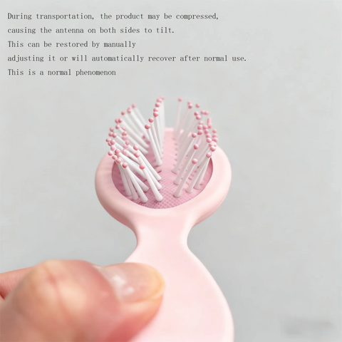 1pcs Mini Detangler Hair Brushes Massager Anti Static Air Bag Hair Comb Wet and Dry Portable Hairbrush Salon Styling Accessories