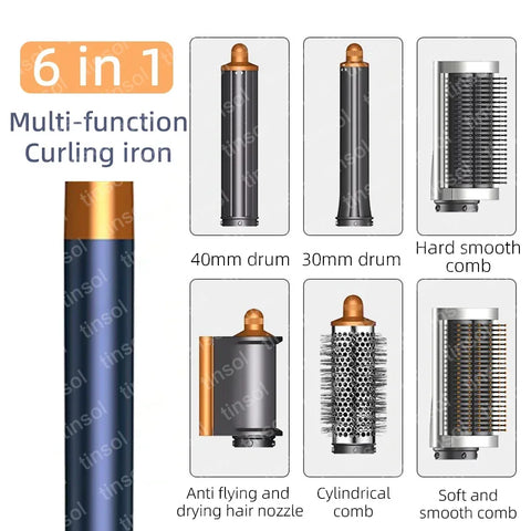 Tinsol 6 in1 Detachable with Comb AttachmentBlow DryerWith Comb for Voluminous Styles - Achieve Salon-Like Results at Home