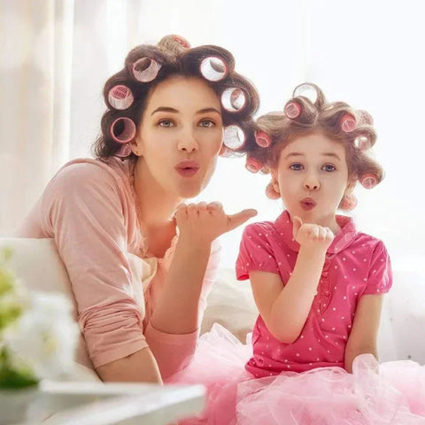 Hair Rollers Self Grip Hook Hair Curlers Heatless Hair Roller Dressing Curly Girl Method Curlers Sticky Styling Tools