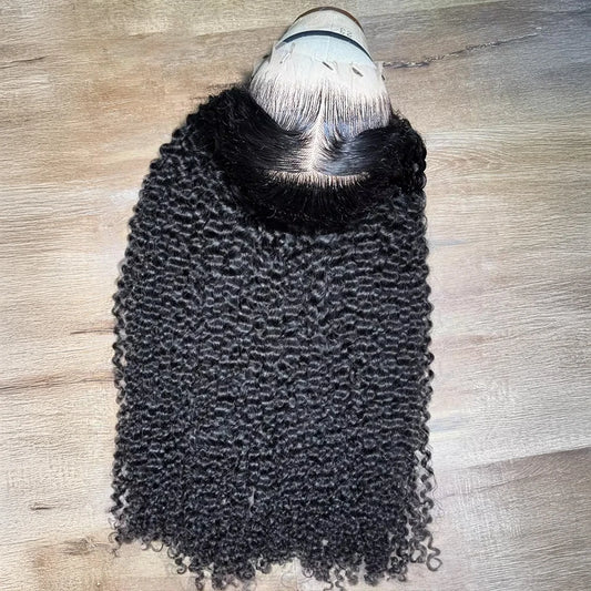 7x5 Glueless Wigs 100% Human Hair Ready To Wear Kinky Curly Short Bob Wigs For Women Deep Wave 13x6 Lace Front Wigs Pre Plucked