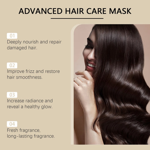 Advanced Hair Care Mask Deep Nourishing Repair Damaged Frizzy Hair Smooth Damaged Split End Prevention Collagen Care Product