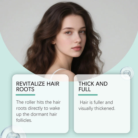 Hair Growth Essence Oil Improve Scalp Reduce Hair Breakage Loss Stimulate Hair Follicle Density Hair Rosemary Hair Roller Serum