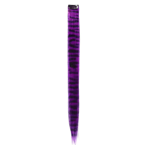 LUPU Synthetic Feather Hair Extension Colorful Fake Hair Clip In One Piece Hairpiece For Women Cosplay Party Y2K Style