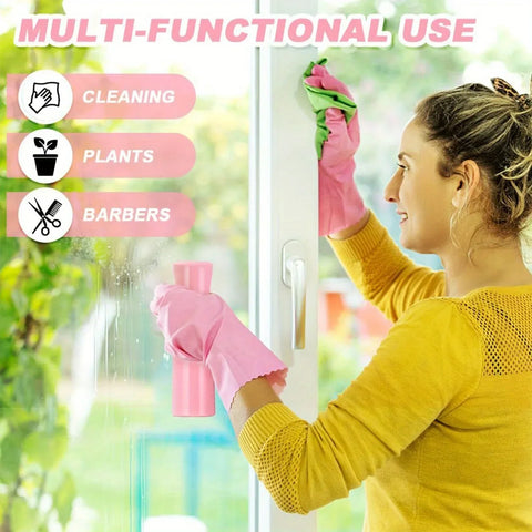 2-Pack Plastic Refillable Continuous Spray Bottles with Root Comb Applicator - Fine Mist Sprayer for Hairstyling Hair Dye Bottle