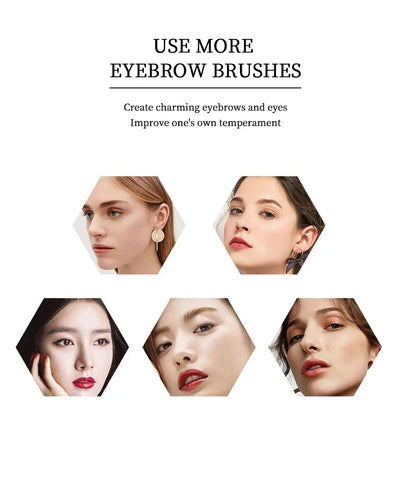 1 piece of plastic crystal anti-static double-sided brush edge control comb hair salon styling tool Special for real hair wigs