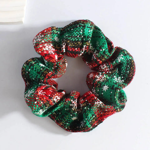 Creative Christmas Color Hairball Hoop Woman High Quality Head Rope Velvet Hairwear Festival Atmosphere Girls Hair Accessories