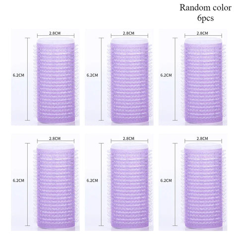 Hair Rollers Self Grip Hook Hair Curlers Heatless Roller Salon Dressing Curlers Jumbo Size Sticky Hair Styling Tools