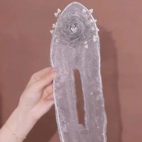 Deft Bun Hair Bands Women Knotted Wire Headband Twist Maker Print Hair Tool