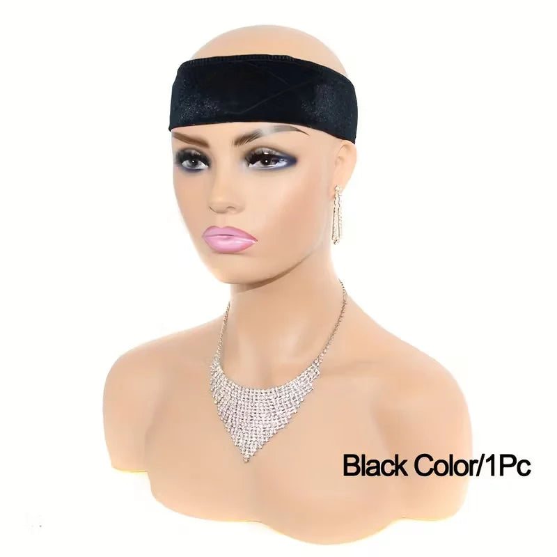 Women's Unisex Adjustable Non-Slip Wig Grip Headband Secure Hold for Full/Cap Wigs Comfortable Durable Hairpiece for Daily Wear
