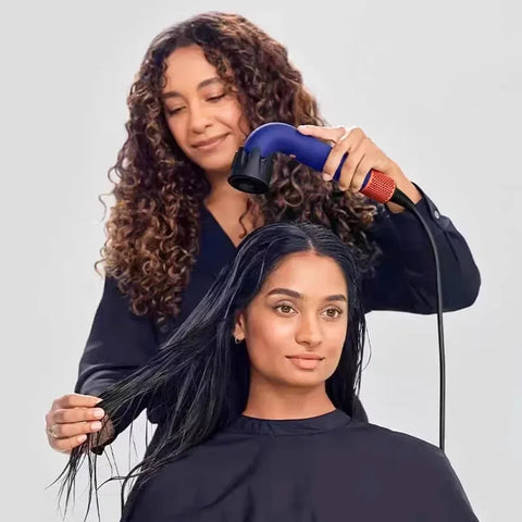 New High Speed Negative Ion Hair Dryer with Bend Tube Nozzle Quick Drying for Household Travel