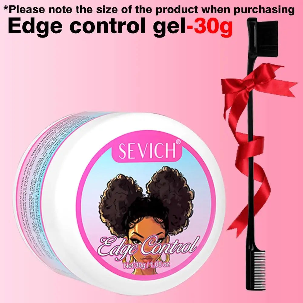 Sevich 30g Braiding Gel for African Women Edges Control Twist Gel Long Lasting Styling Braiding Gel Hair Styling Wax Cream
