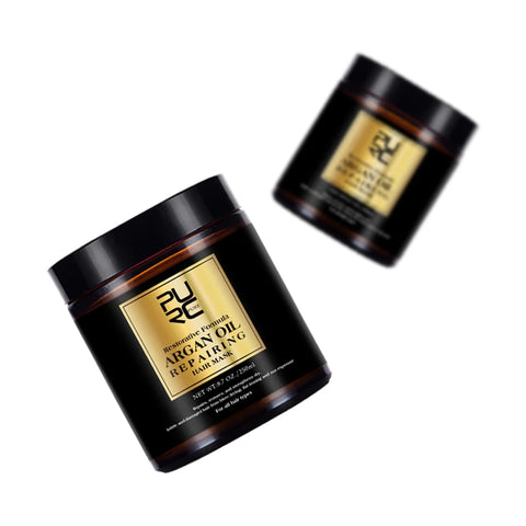 PURC Morocco Argan Oil Hair Mask For Frizzy Hair Instant Repair Damaged Smoothing Restore Shine Deep Nourishing Hair Care Mask