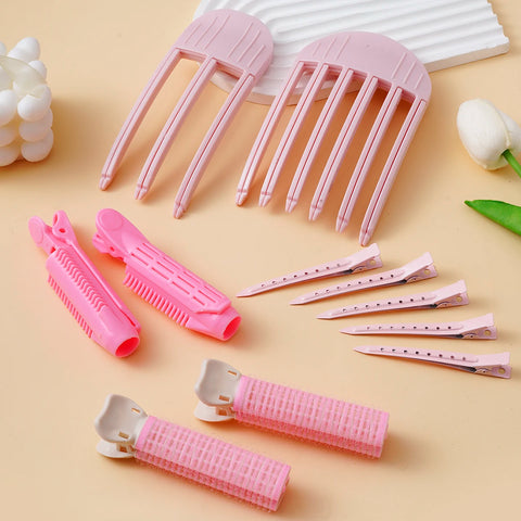 Set Fluffy Hairpin Curling Bangs Clips Hair Roots Volumizing Hair Clips Women Curling Fixed Shape Fashion Volume Hair Roller