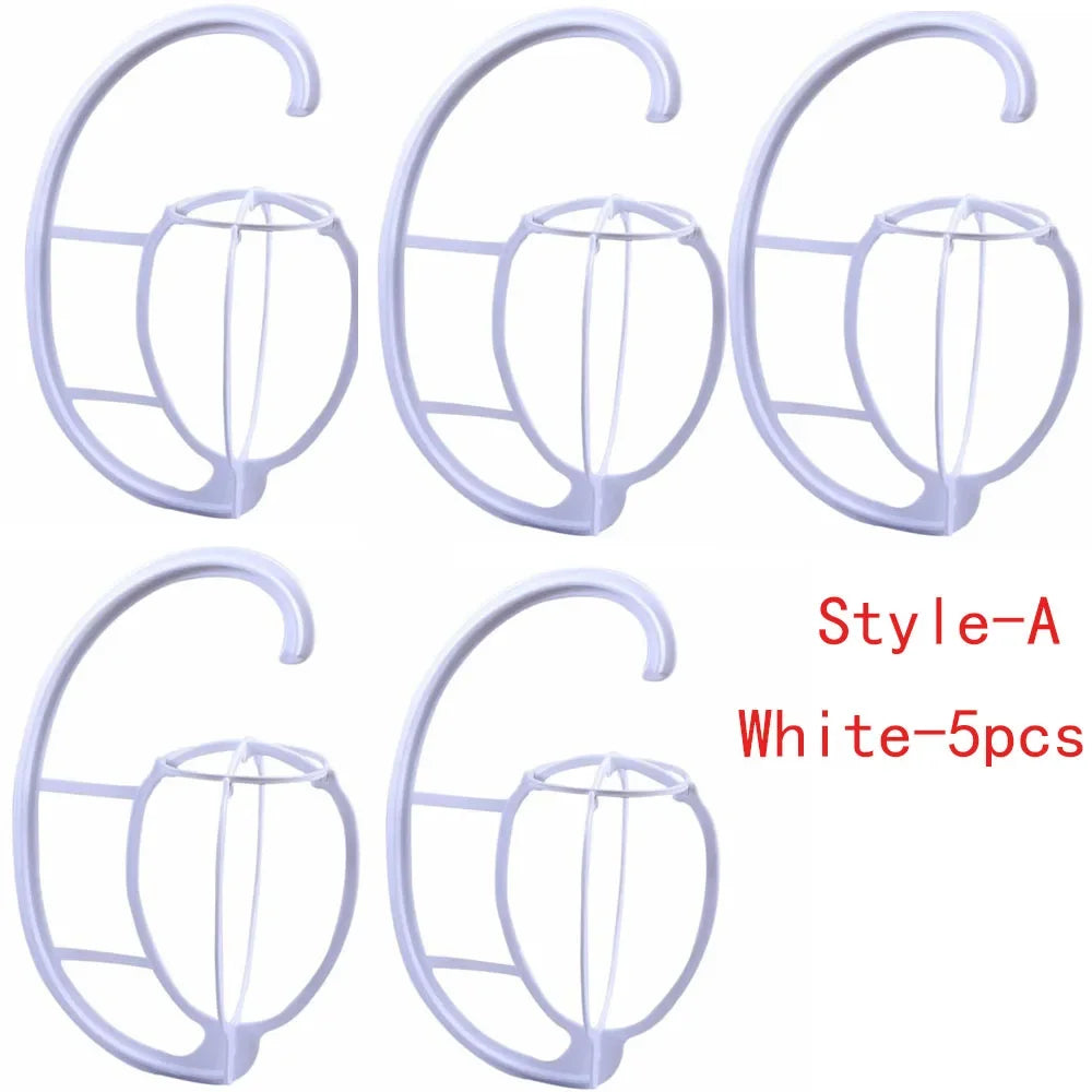 5pcHanging Wig Stand For Wigs White Black Wig Hanger Wig Stand Collapsible Wig Holder Durable Wig Display Wig Stand for All Wigs