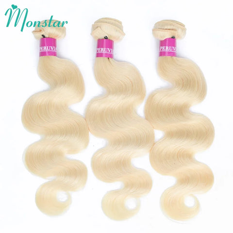 12A Blonde 613 Body Wave Bundles Brazilian Hair Weave Bundles 100% Human Hair Bundles 30 32 34 36 38 40 Inch Remy Hair Extension