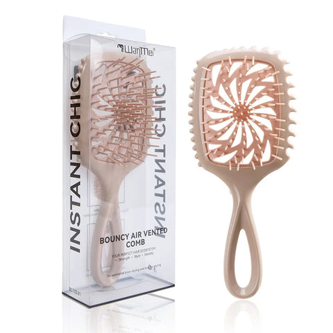 1 Pack WANMEI Detangling Hair Brush- Effortless Tangle Free-Ideal for Natural Curly Straight Wet Dry  Damaged Hair for Women Men