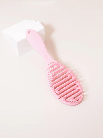 Comb styling set, including mouse tail comb, edge control brush, nylon hair brush, hollow breathable hair brush