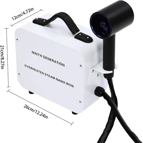 Hair Steamer Handheld with 11oz Water Tank Steam Machine Water Gun Professional Hair Steamers for Family Hair Salon Beauty Salon