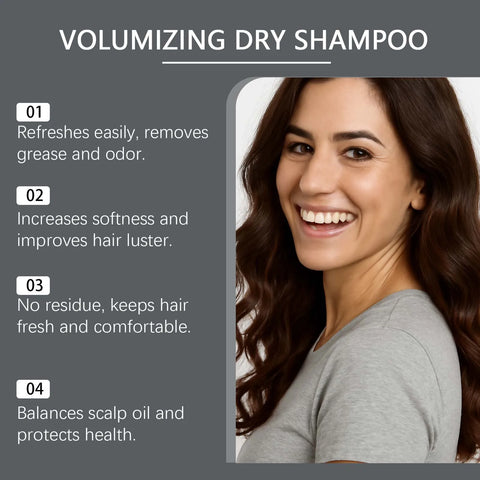 Lavender Volumizing Dry Shampoo Lasting Air-Feeling Oil Control No-Wash Quick-Drying Thickening Non-greasy Volumizing Styling