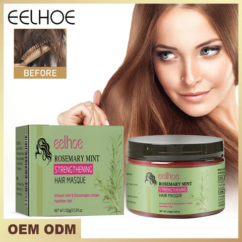 EELHOE Rosemary Hair Mask Repair Damage Hair Dry Treatment Anti Frizz Nourishing Magical Treatment Deep Moisturizing Hair Mask