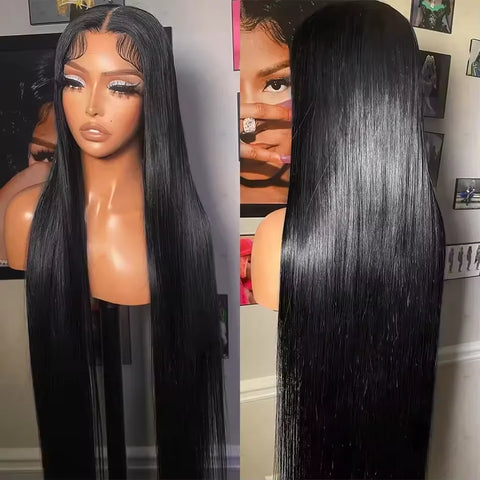30 40 42Inch Body Wave Wigs Human Hair 100% 13x4 13x6 HD Lace Frontal Human Hair Wig For Black Women 13x5 13x7 Lace Closure Wigs