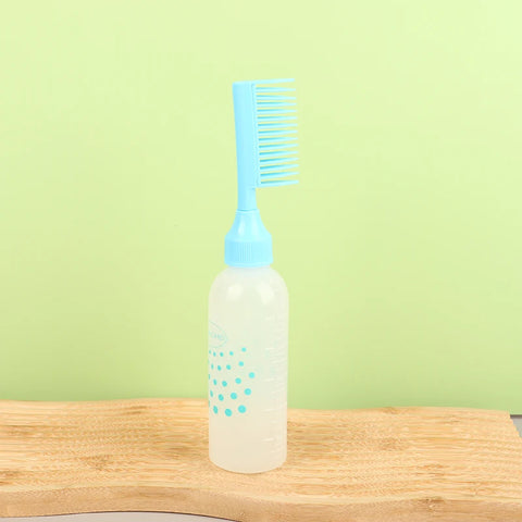 Hair Dye Refillable Hair Coloring Hairdressing Styling Tools Scalp Potion Oil Applicator Bottle Comb Hairdressing Shampoo Bottle