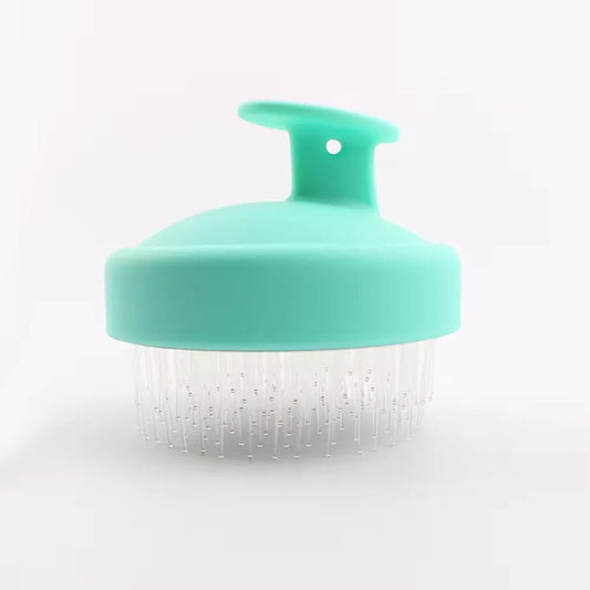 Soft Silicone Bristles Scalp Massage Brush Hair Washing Scalp Exfoliator Brush Hair Scrubber Hair Scalp Massager Shampoo Brush