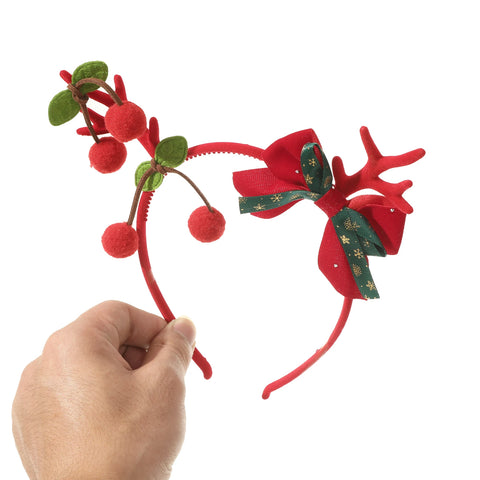Christmas Antler Bowknot Headband Women Party Decoration Christmas Headwear Girls New Hair Hoops Fashion Hair Accessories