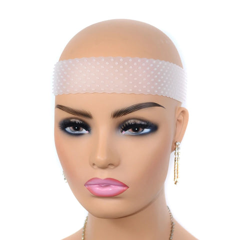 Elastic Silicone Grip Wig Adjustable Fix Seamless Band Headband Non Slip Wigs Hold Transparent Headband