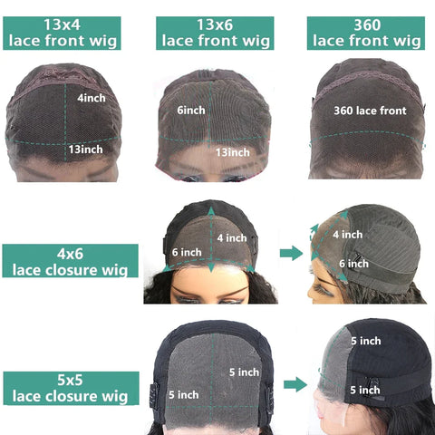 13x4 Lace Front Wigs Human Hair PrePlucked 13x6 Transparent Lace Straight Wig Natural Black Wig Long Hair 4x4 Lace Closure Wigs