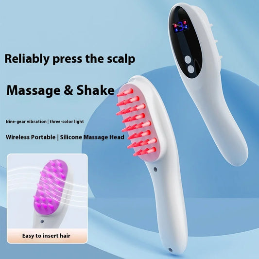 New Electric Massage Comb Scalp Meridian Comb Vibration Health Care Red Light Hair Health Care Comb Hair Care Comb Source