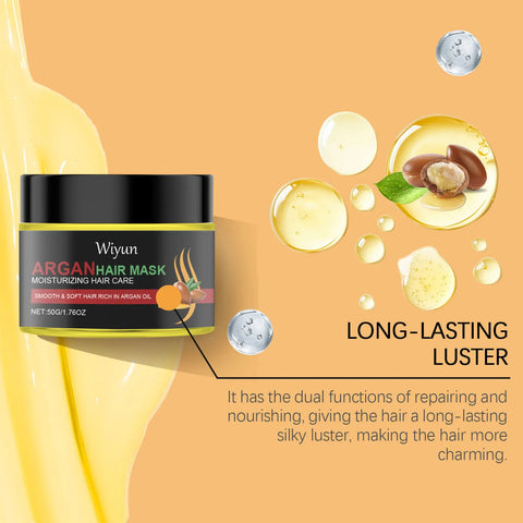 Magical Argan Oil Hair Mask Deep Repair Dry Damaged Hair Smoothing Shiny Mask Essence Hair Restore Shiny Hair Care Conditioner
