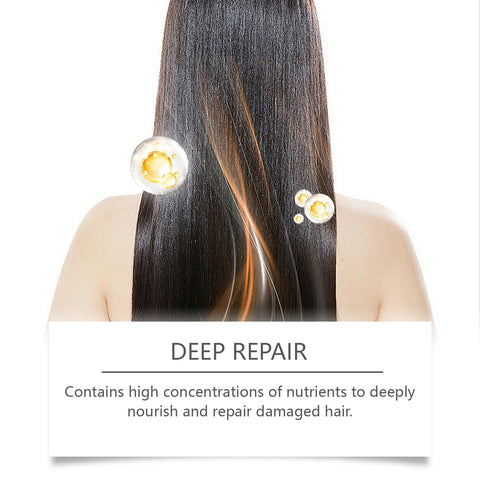Keratin Hair Mask Repair Damaged Frizzy Split Ends Anti-Breakage Deep Hydration for Hair Smoothing Nourishing Shiny Hair Care