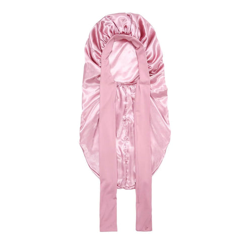 1Pcs Soft Silky Long Satin Bonnet For Natural Hair And Curly Hair Extra Large Size Hair Cap With Tie For Comfortable Night Sleep
