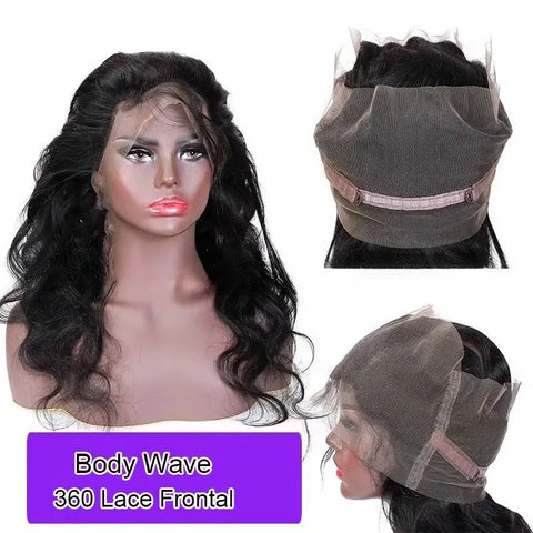 Premium 360 Hair Blocks Natural Color European and American Big Wave Women's  Lace Wig Hair Blocks Pre Plucked Baby Hair